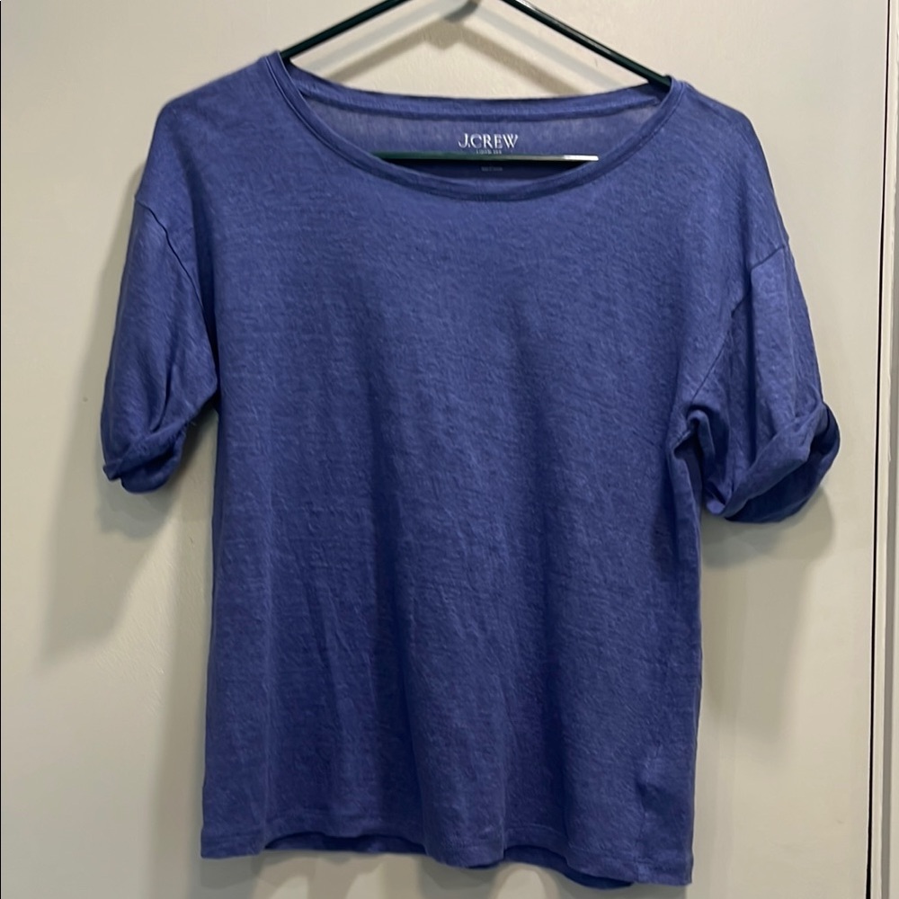 J. Crew Women's Linen T-Shirt
